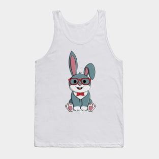 Bunny with glasses Tank Top